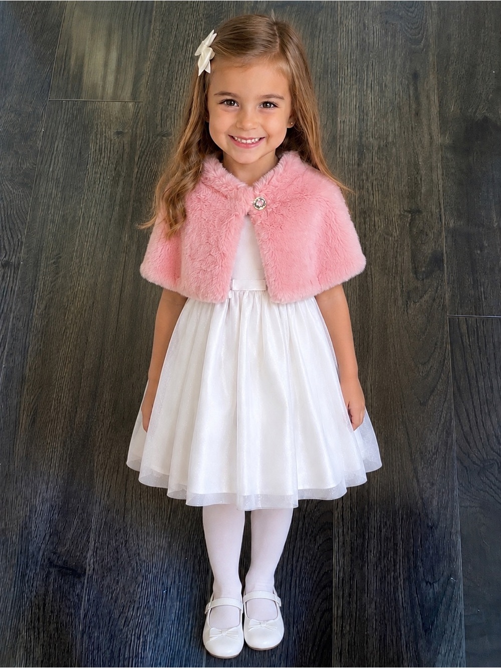 Gymboree Pink Faux Fur Jacket
